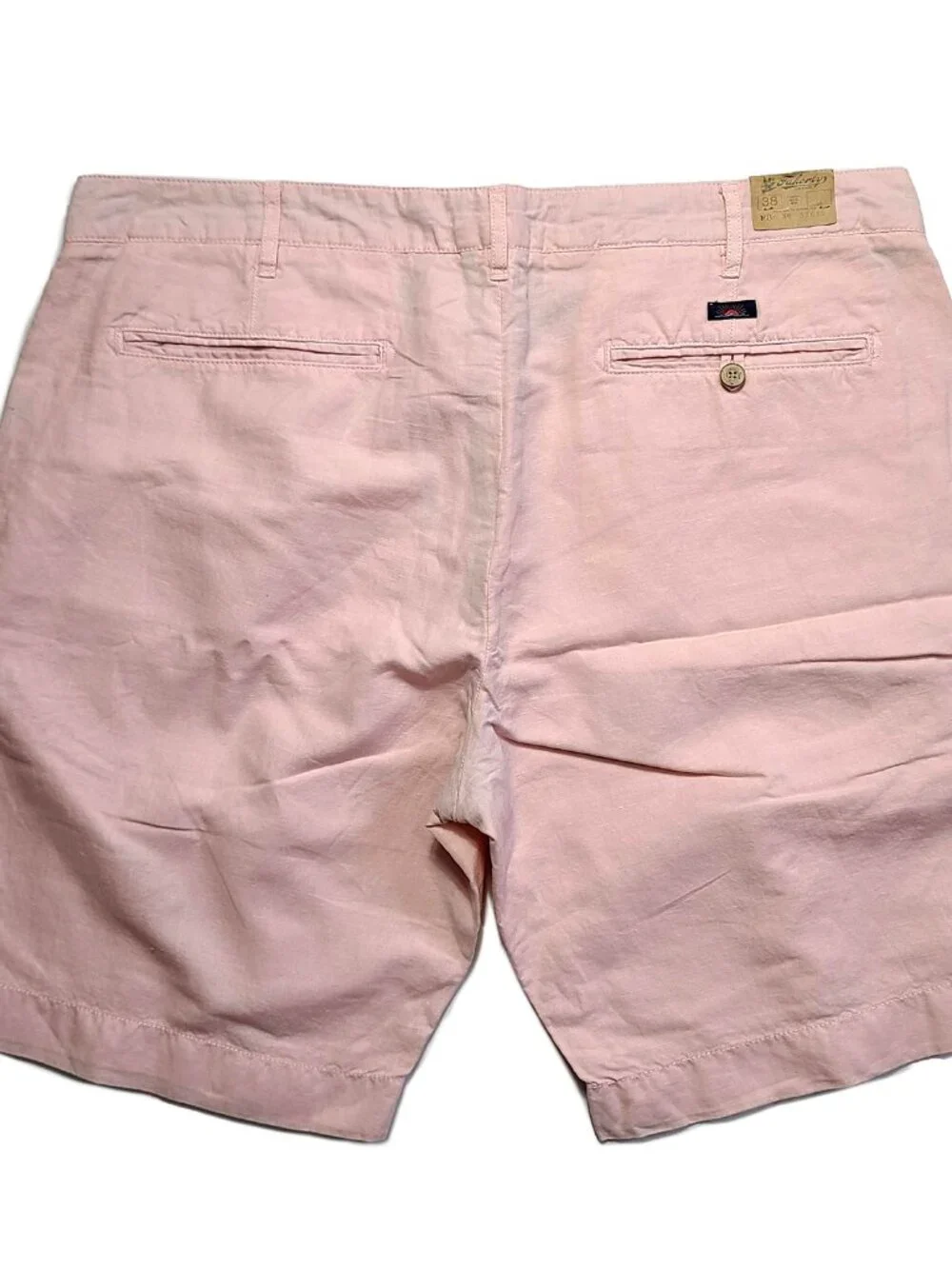 New Faherty Men's 38W Linen Blend Shorts Chino $98